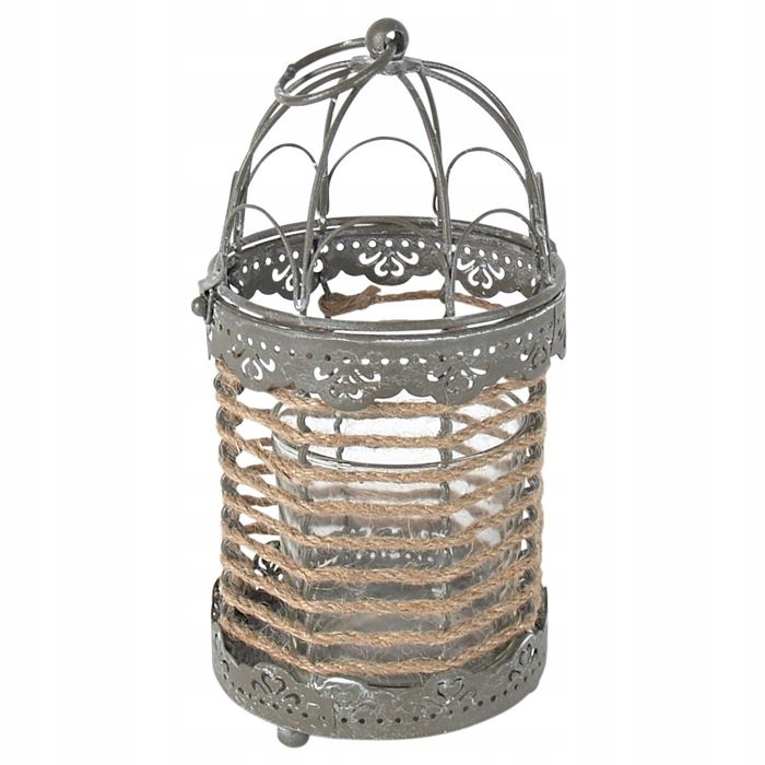 LAMPION LATARNIA LATARENKA NA ŚWIECZKĘ sznurek