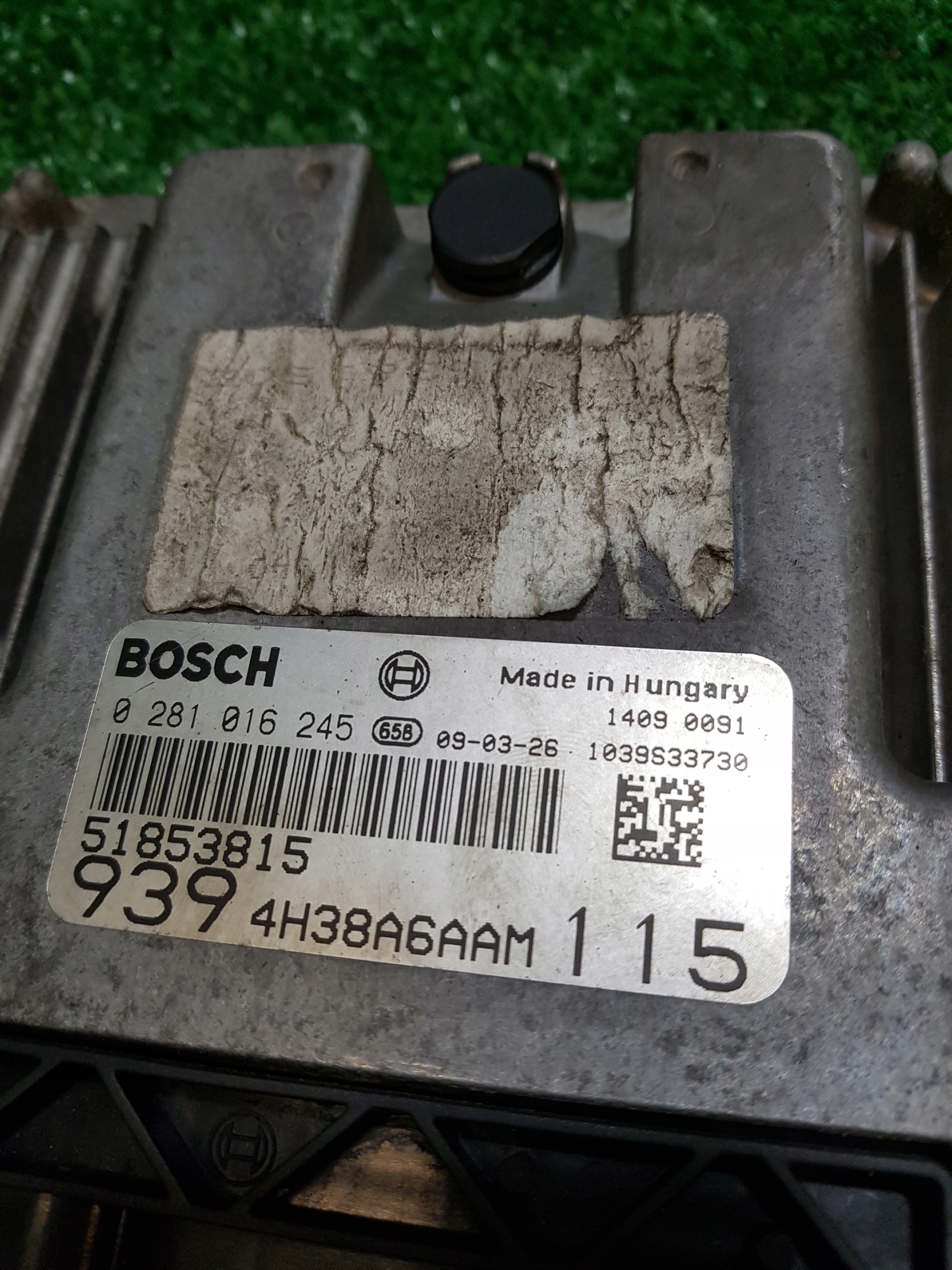 computer of the engine control unit ALFA ROMEO 159 0281016245 51853815