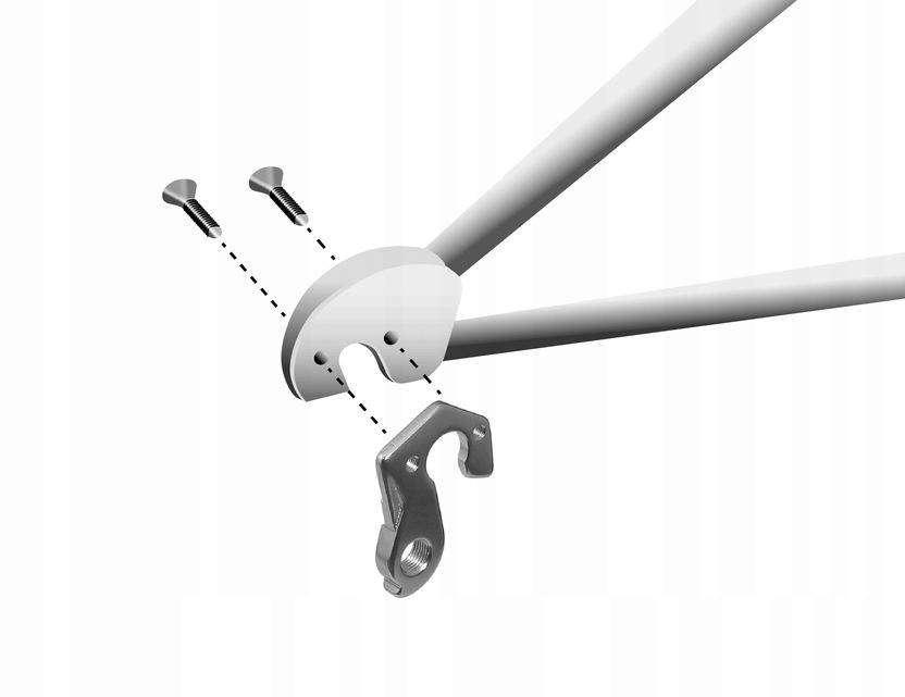 HAK RAMY DO PRZERZUTKI GW-9H GH-063 B'TWIN ROCKRIDER CZARNY Model GW-9H