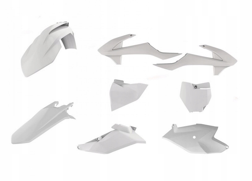 Polisport Sada Plastov Ktm Sx 85 '18-'23 Bielej Farby ()