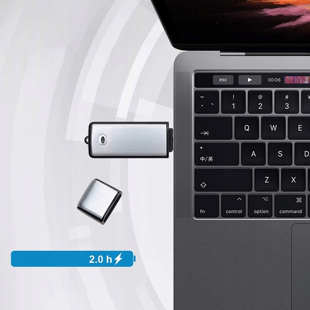 MINI DYKTAFON U Disk SZPIEGOWSKI PODSŁUCH USB 8G Marka bez marki