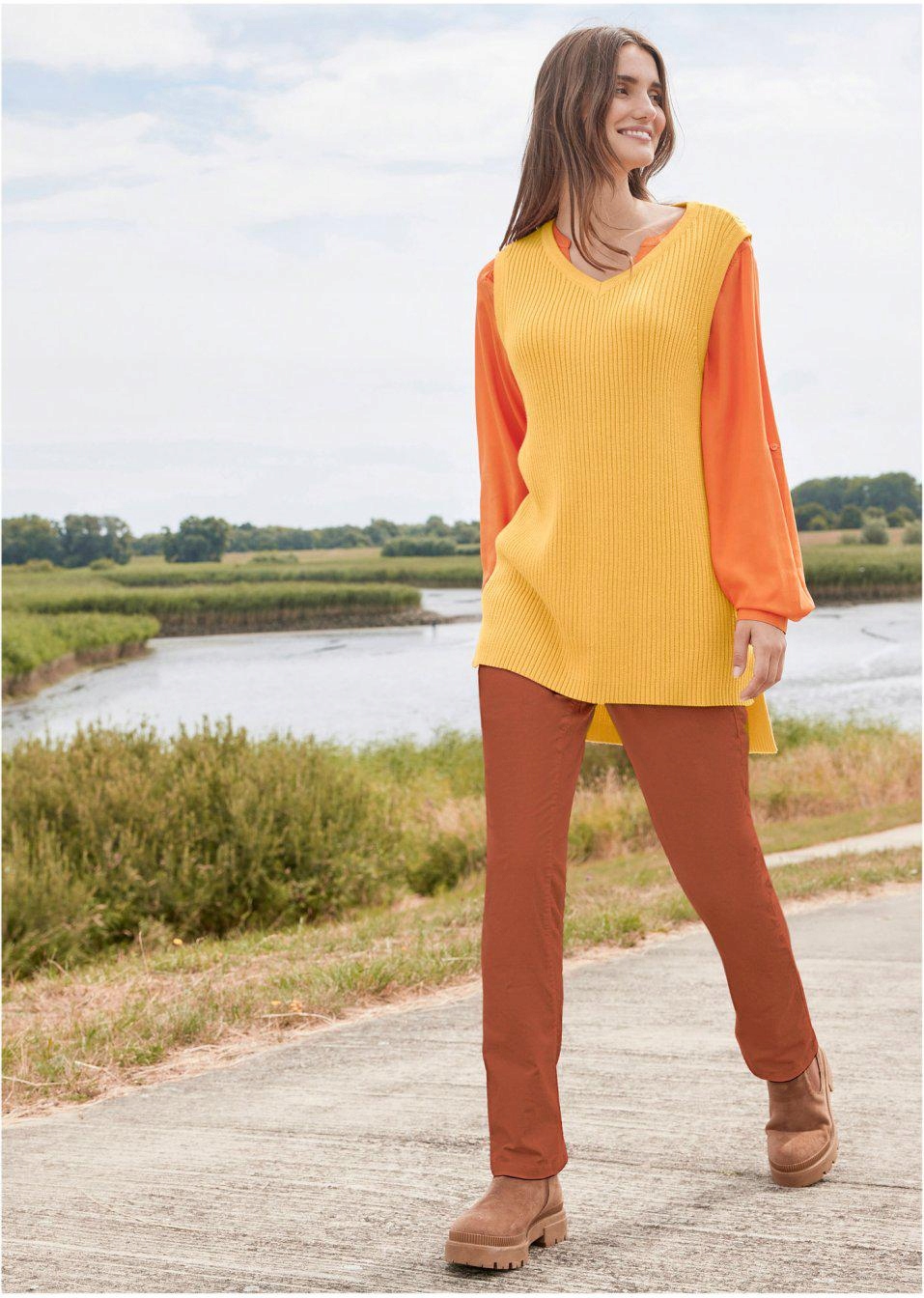 KAMIZELKA DZIANINOWA BONPRIX 56 Rozmiar 56