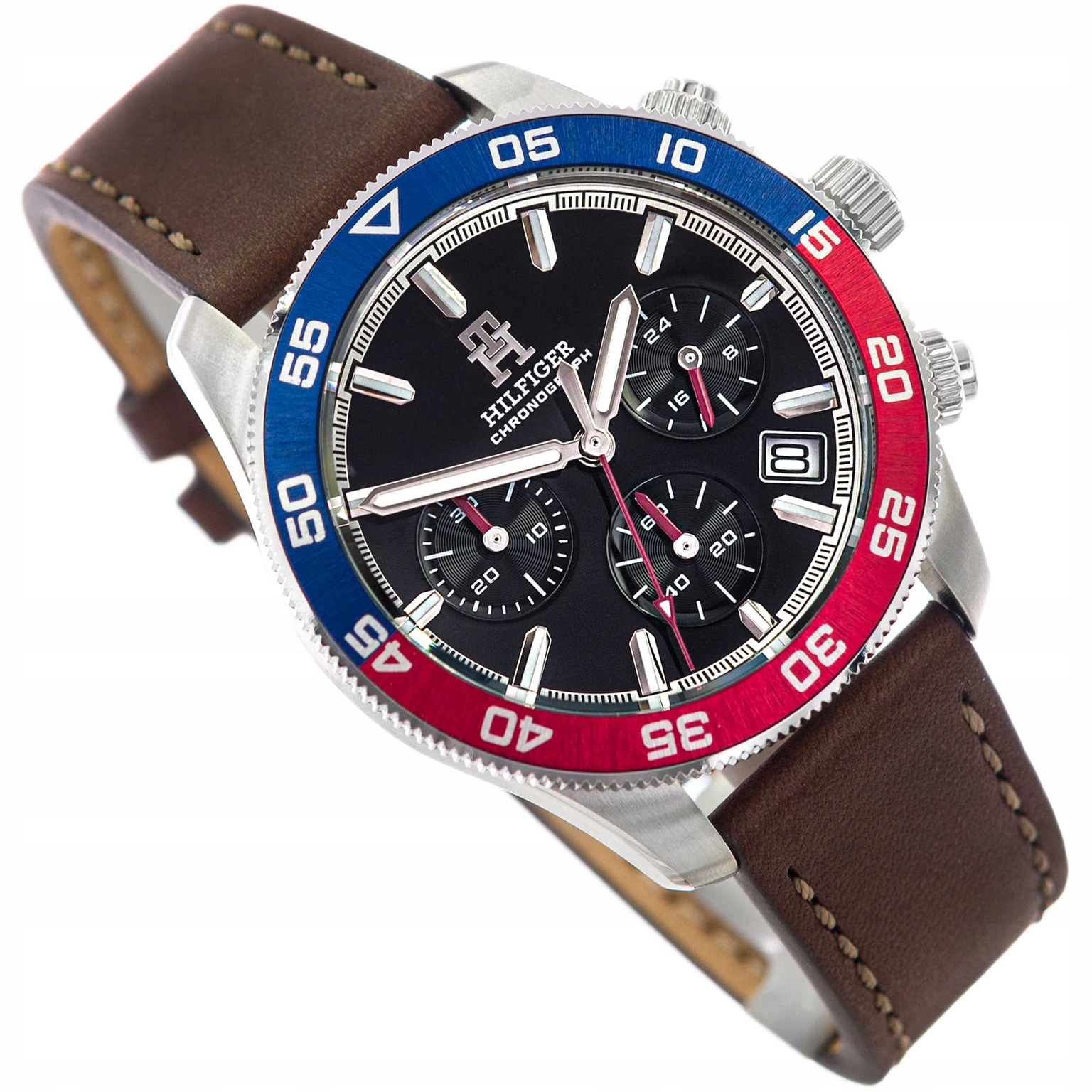 Pánské Hodinky Tommy Hilfiger 1792166 TH85 Chronograph Módní Na Řemínku