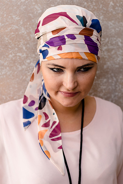 CHUSTA AMELIA SZYFON MOUSSELINE Turbany LIDIA