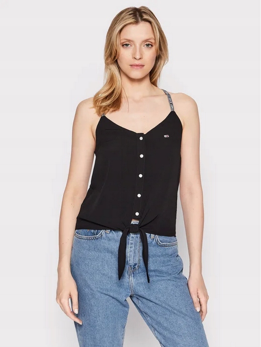 Mikina Tommy Jeans Top Essential Strappy vel S