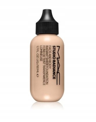 014198 Mac Studio Radiance Face and Body Radiant Sheer Foundation 50ml. W0