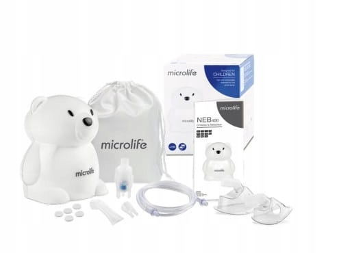 Inhalator MICROLIFE NEB400 MIŚ maska dla niemowląt Model NEB400
