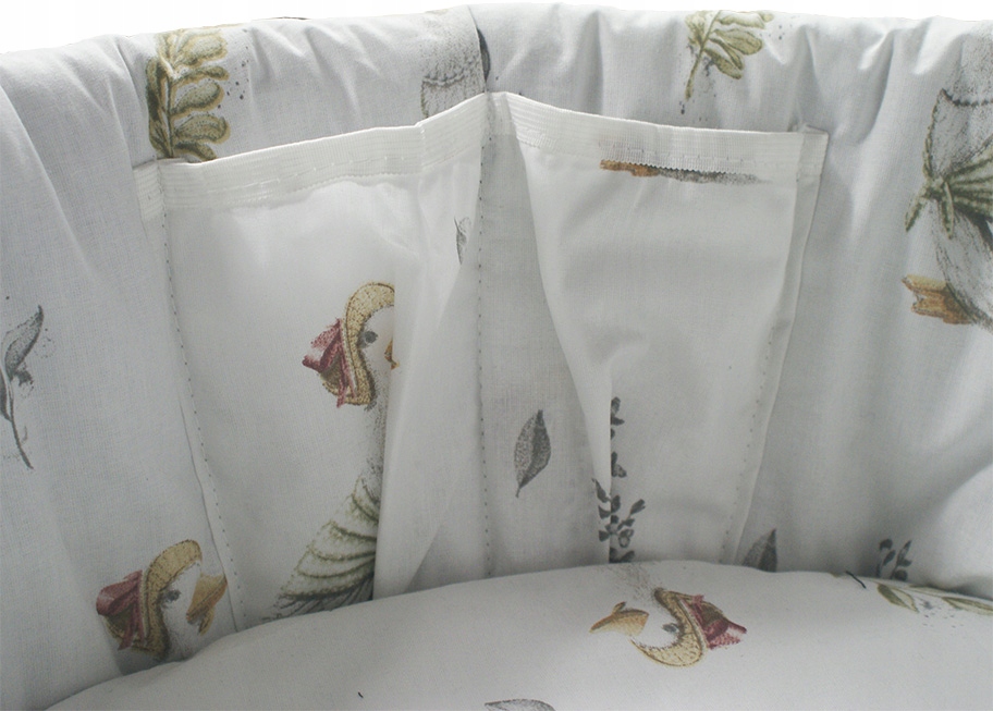 USZTYWNIONA WKŁADKA DO GONDOLI WÓZKA DZIECIĘCEGO Z BUDKĄ NA ZAMEK GĄSKI Kod producenta OT_S_GASKI