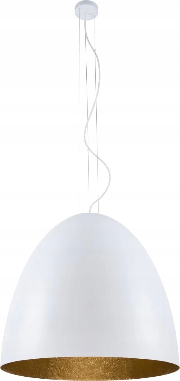 Závesná lampa Led luster Nowodvorski Egg biela