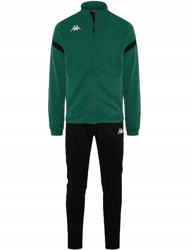 Dres treningowy Kappa Dalcito zielony z czarnym 321E1IW A07 roz. S