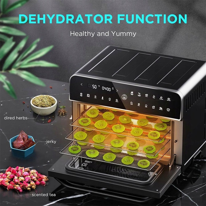 Mini piekarnik CalmDo AirFryer 12 l czarny Kod producenta 25LKXEU-V1