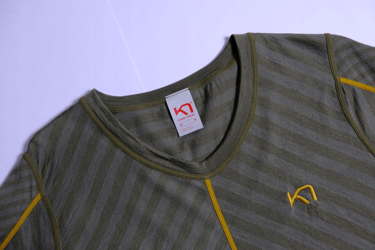 KARI TRAA__DAMSKA KOSZULKA T-SHIRT 100% MERINO WOOL__M Rozmiar M