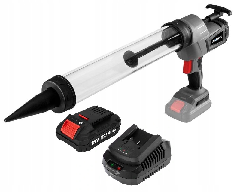 Těsnící Pistole Graphite 58GE115 Sada Akumulátor 2AH 18V Energy