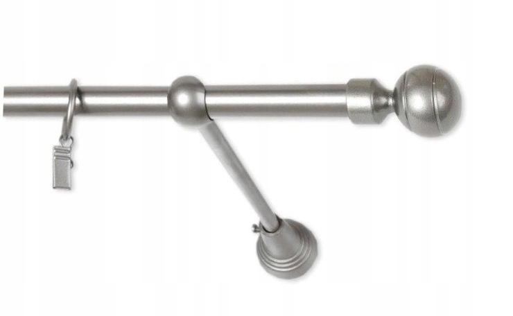 

Karnisz sufitowy Pojedynczy metalowy 16mm 200cm