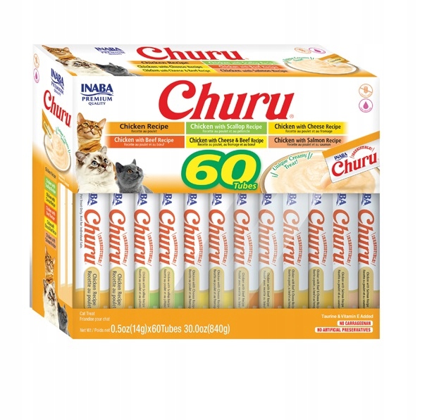 Levně Ciao Churu Cat Box Kuřecí variace 60 × 14 g