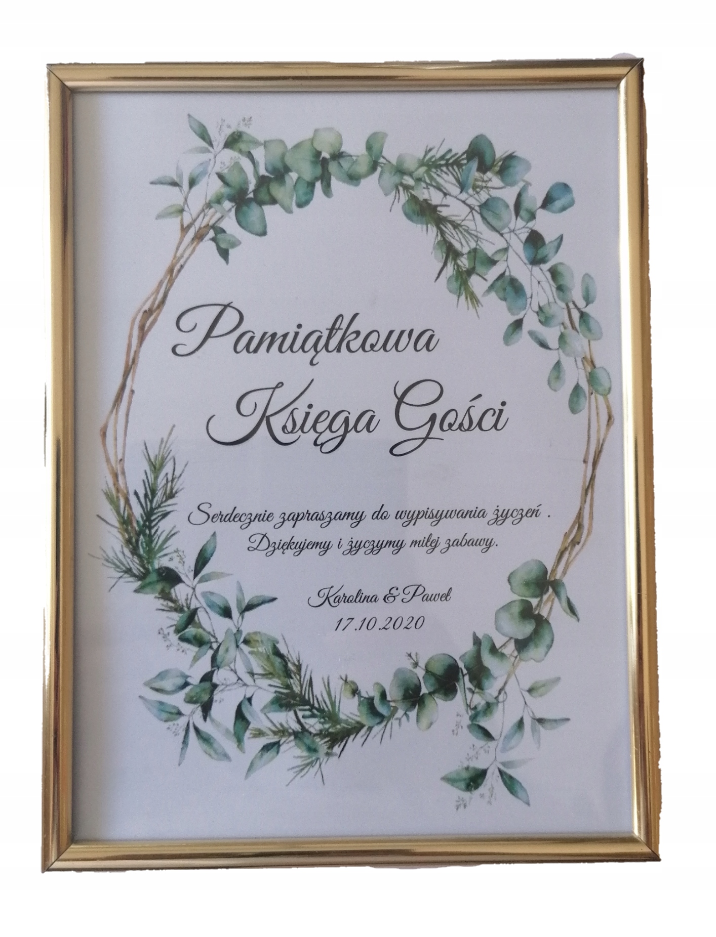 

Księga gości ramka