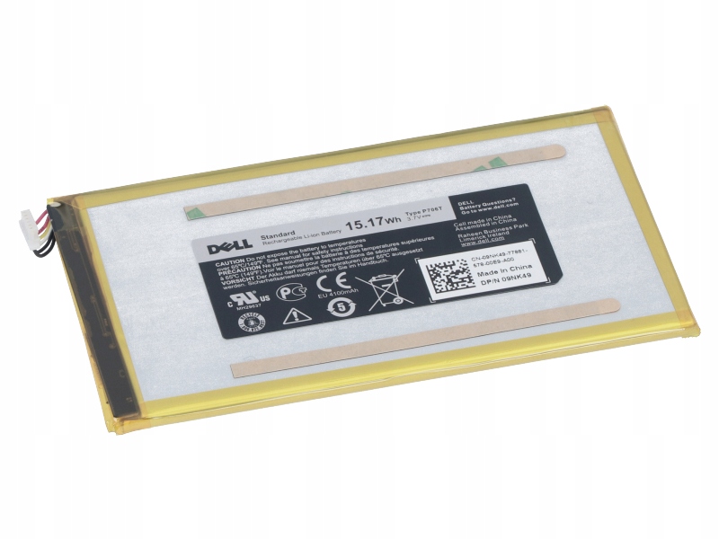 Baterie pro Dell Venue 3730 3830 5830 15Wh 3,7V 4100mAh 9NK49