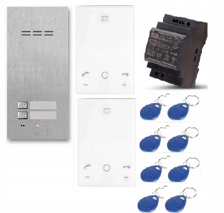 Domofon Aco FAM-P-2NPACC dwurodzinny głośnomówiący