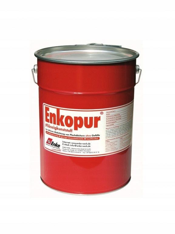 Enke Enkopur – tekutá polyuretánová membrána čiernej farby 4 kg