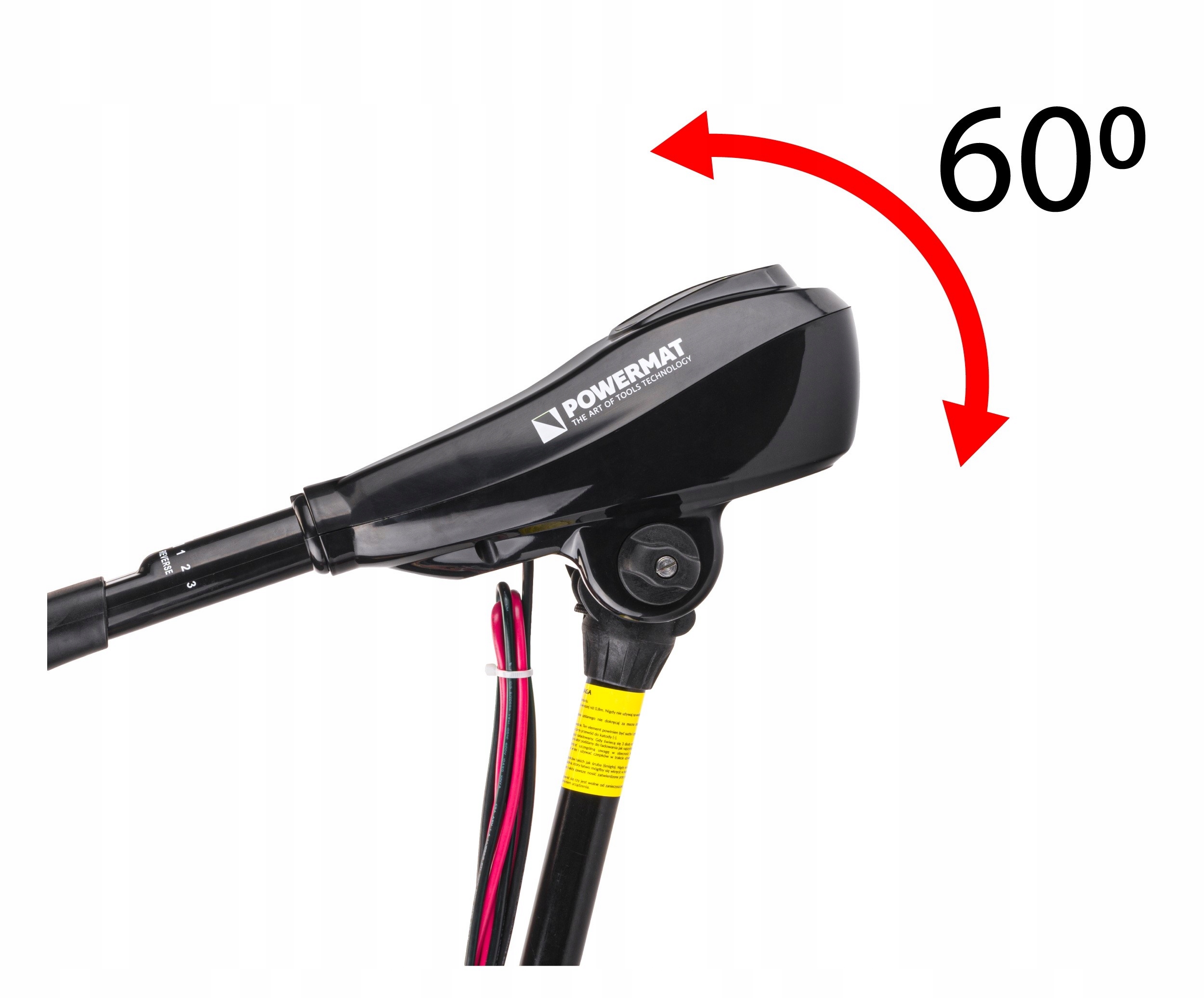 Silnik ZABURTOWY Elektryczny 750W 65lb + AKUMULATOR + PROSTOWNIK Długość kolumny 92 cm