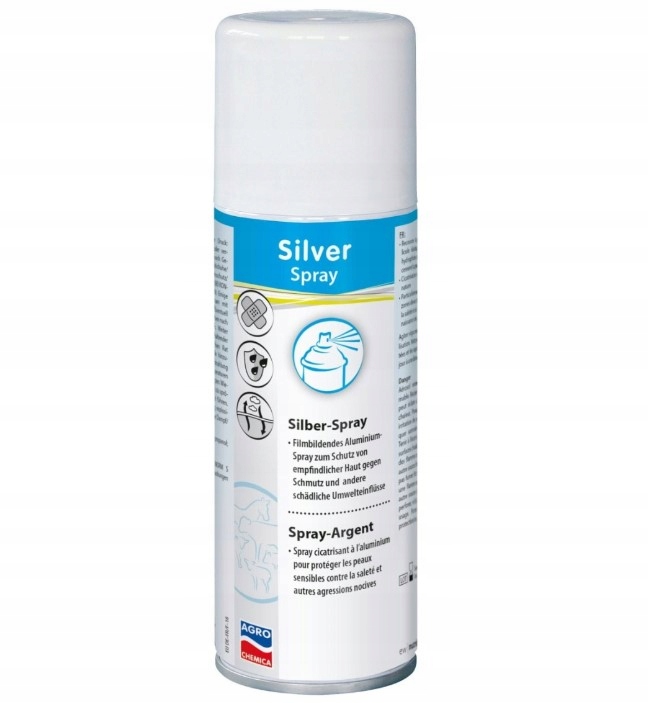 Silver Spray 200ml aluminiowy spray Błonotwórczy dla bydło trzoda kóz konie