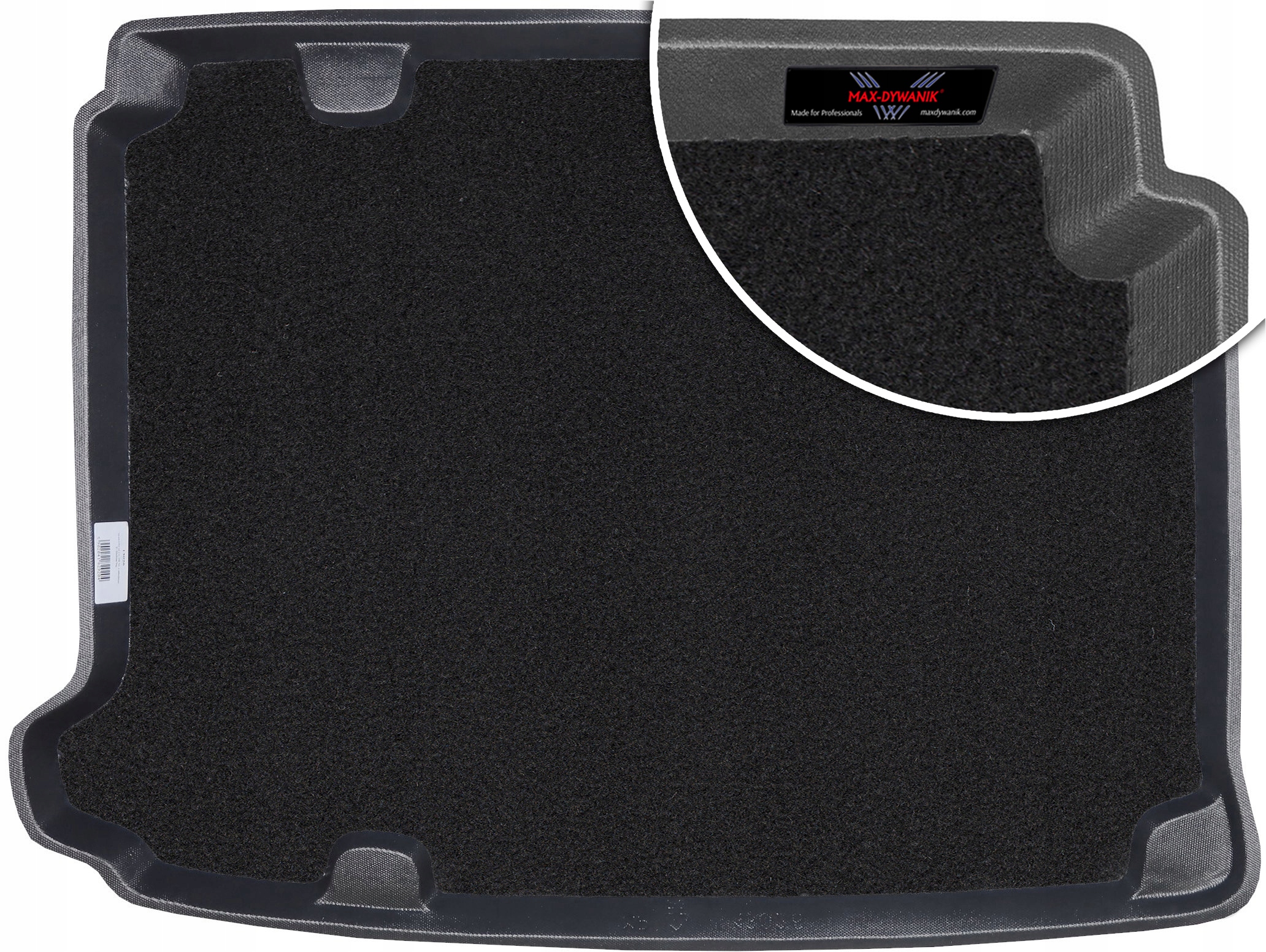 Citroen DS4 Hatchback 2011-2015 Koberec do zavazadlového prostoru s velurovou podložkou