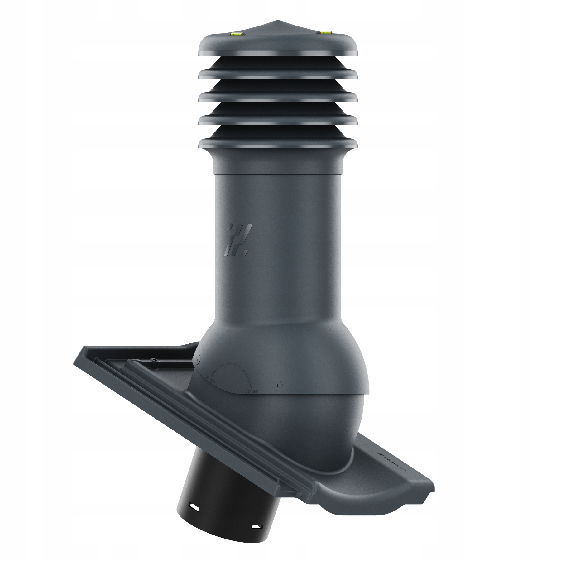 Větrací komín fi150 HiVent Creaton Cantus Břidlice Angoba/glazura