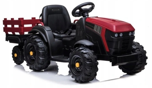 Duży Traktor na akumulator z Przyczepką Pilot dla dzieci 12V 9Ah