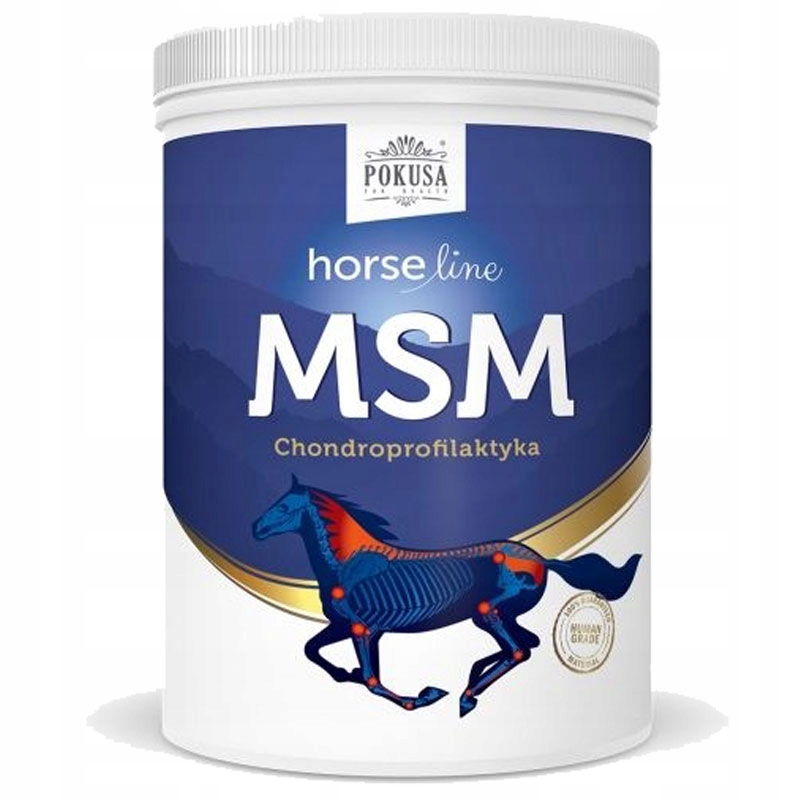 HorseLinePro Msm 700g Msm Na Stawy Kopyta Konia Rehabilitacja Sport