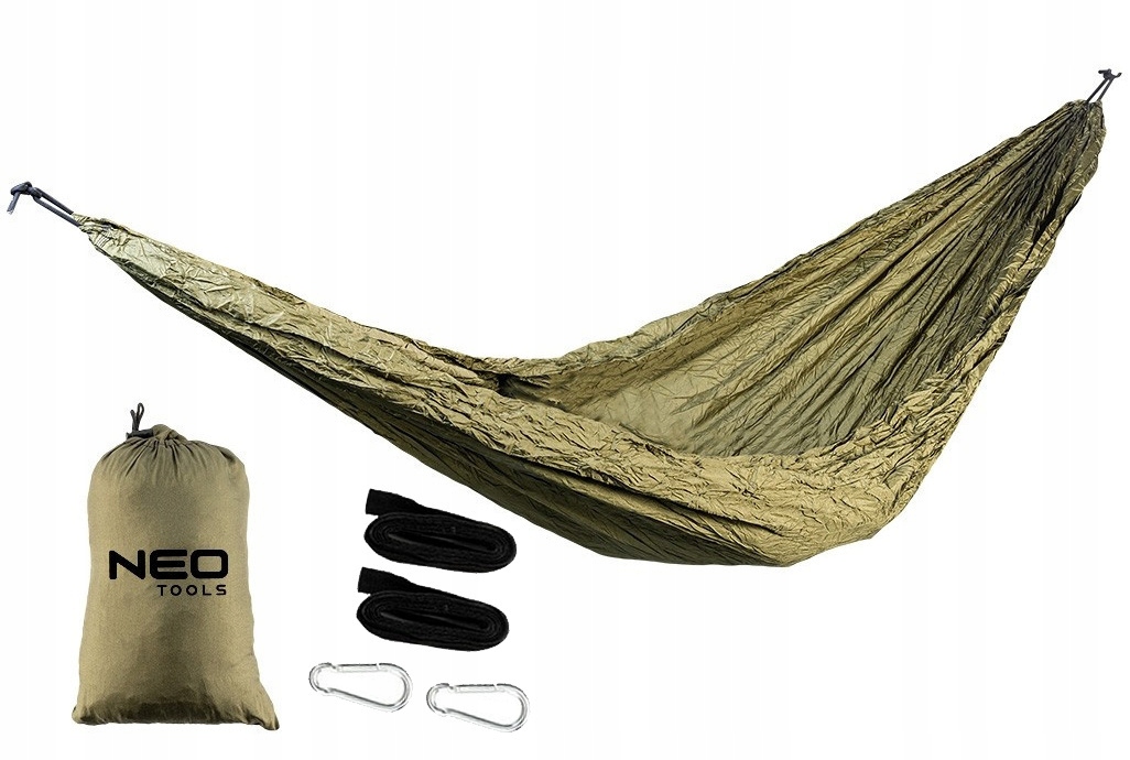 

Ogrodowy Hamak Turystyczny 330 X 140 CM Zestaw