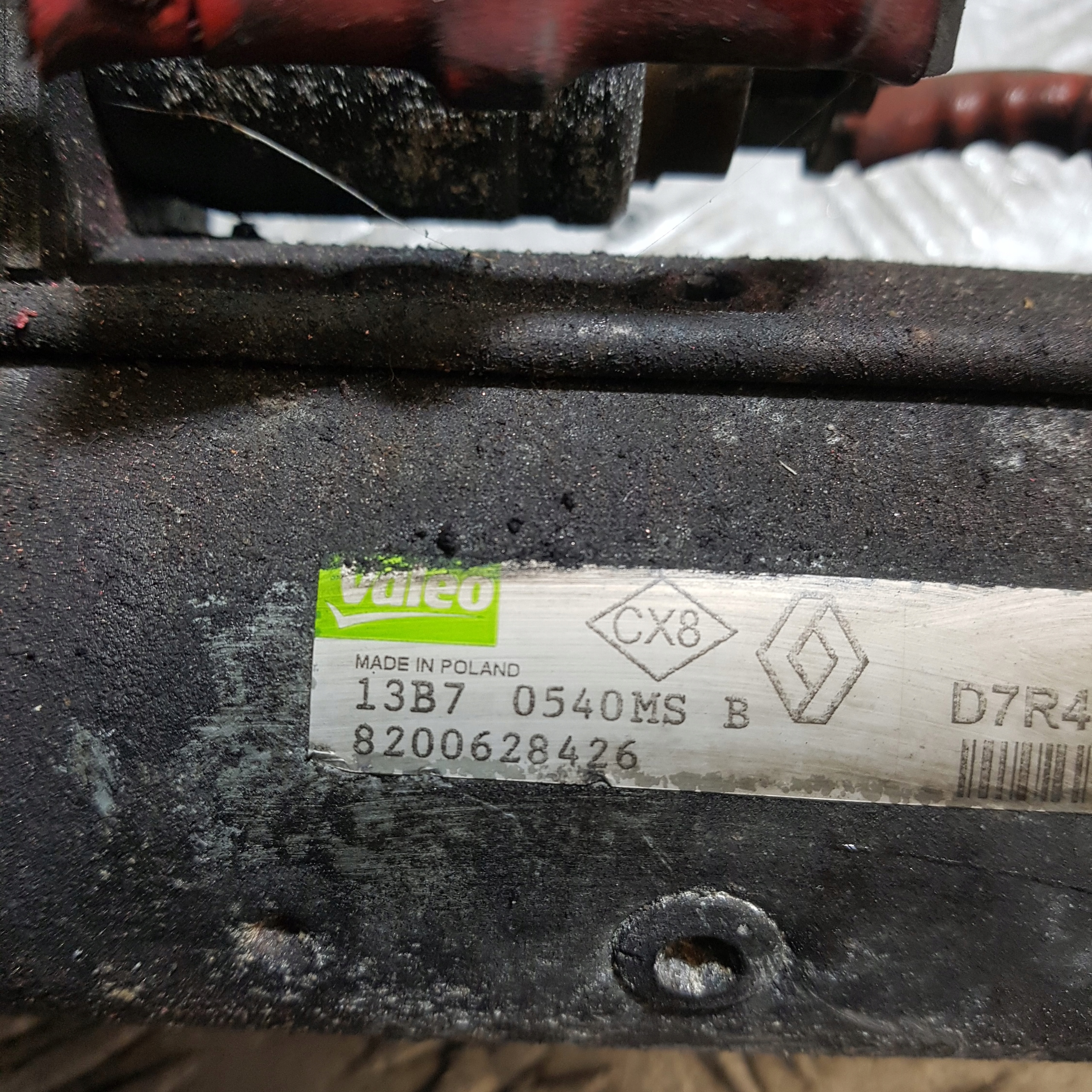 starter RENAULT LAGUNA 2 8200628426 1.9 DCI