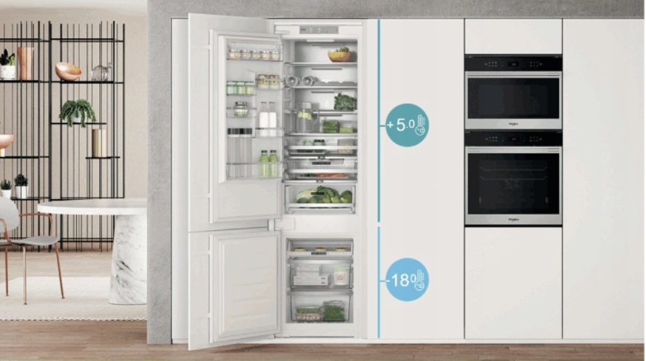 Lodówka Whirlpool WHC 20T121 280l NoFrost 64cm LED Szerokość produktu 54 cm