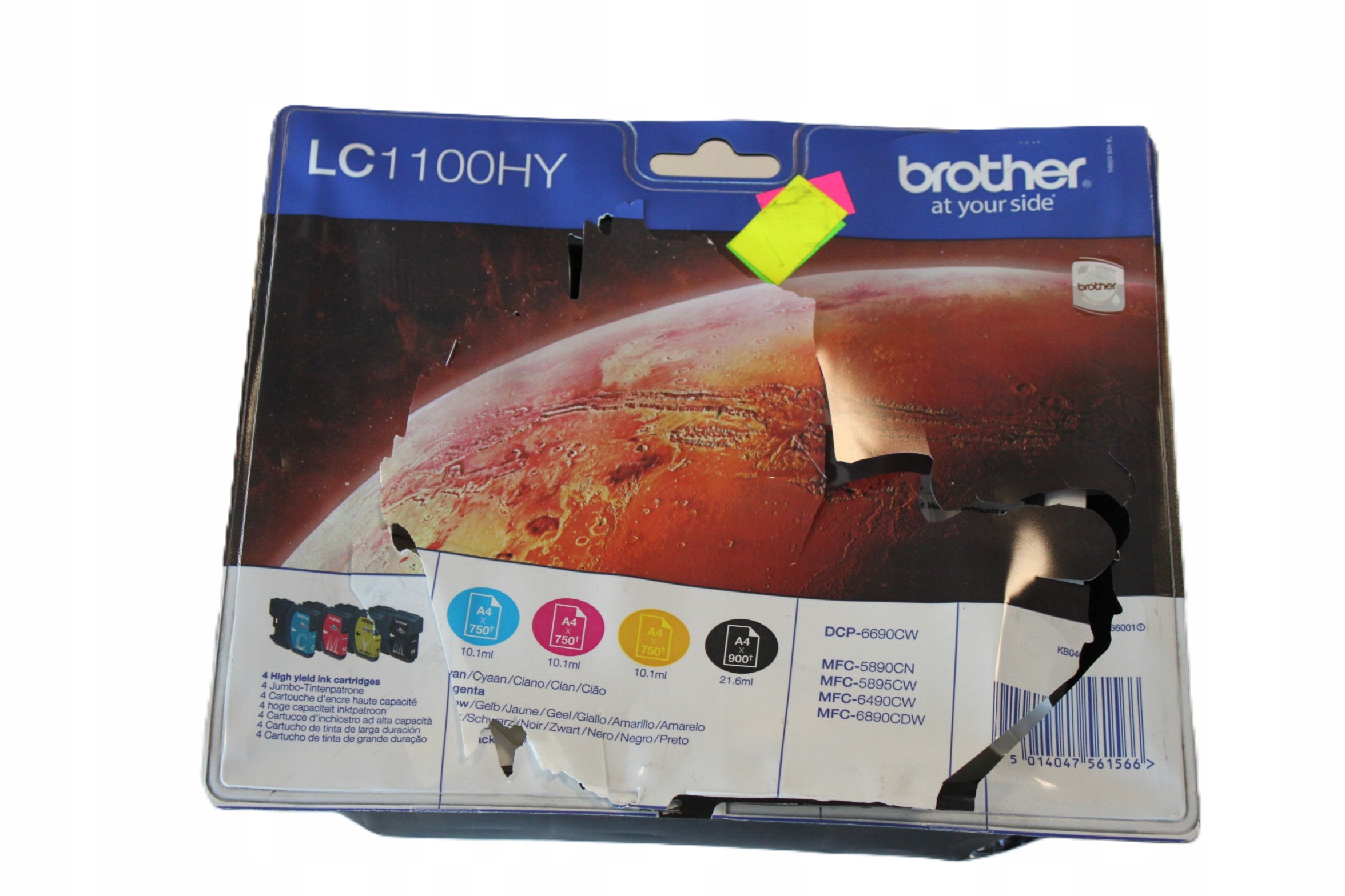 Brother LC1100HY Cmybk 4PACK originální inkoust