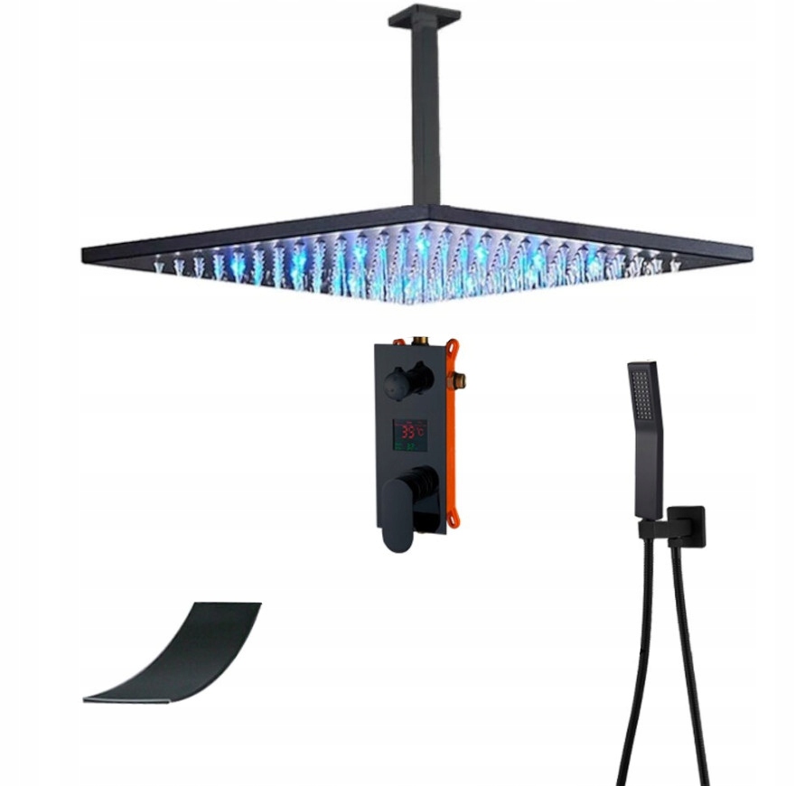 Podomietkový Set Vodopád Led Displej Matný 40 CM