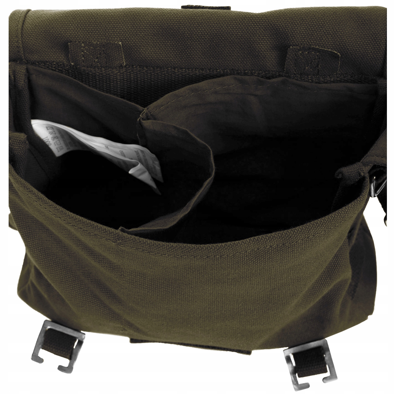 TORBA WOJSKOWA KOSTKA BRANDIT POLOWA CHLEBAK BUNDESWEHR NA RAMIĘ OLIWKOWA Wzór dominujący bez wzoru