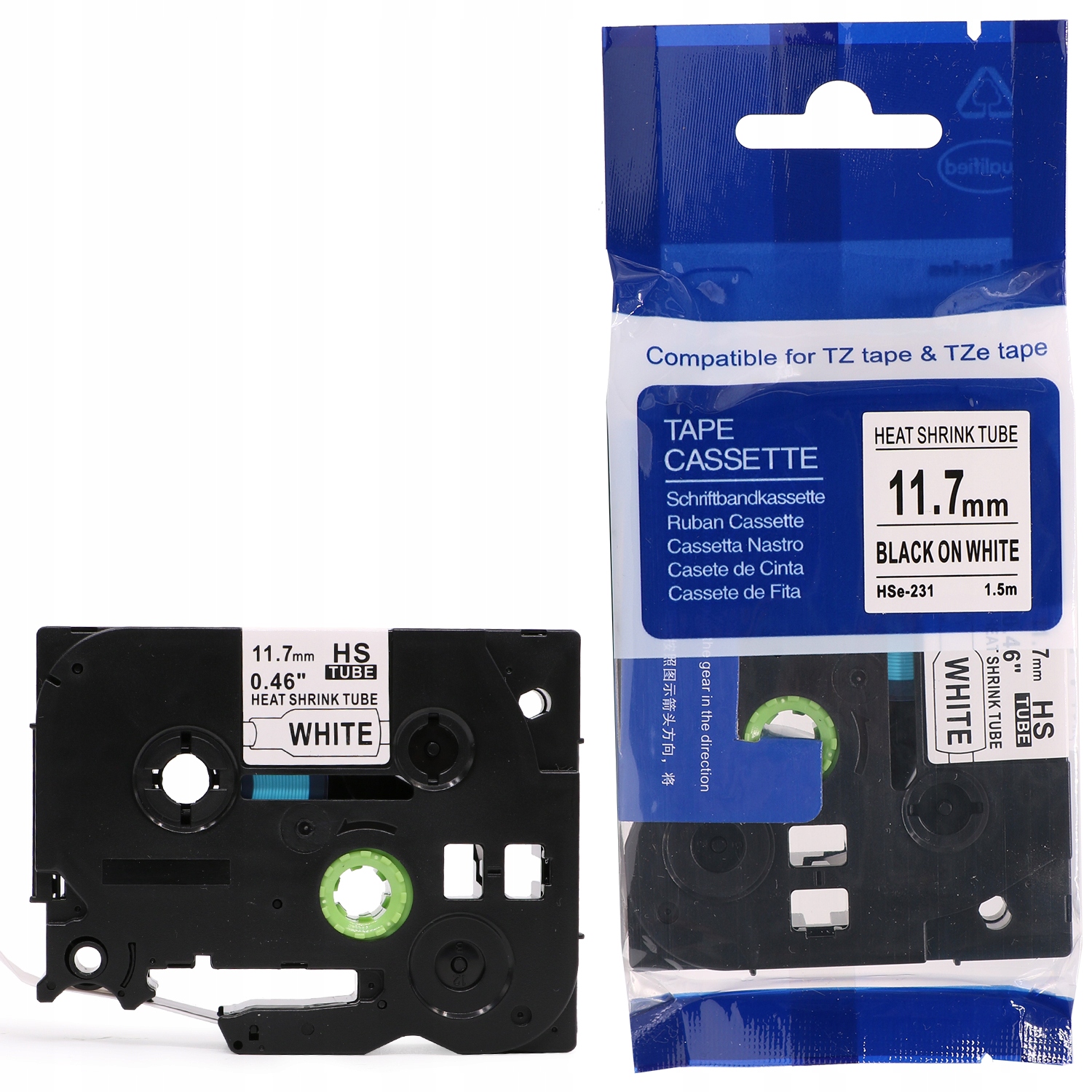 

Rurka termo do Brother HS231 11,7mm Biała HSe-231