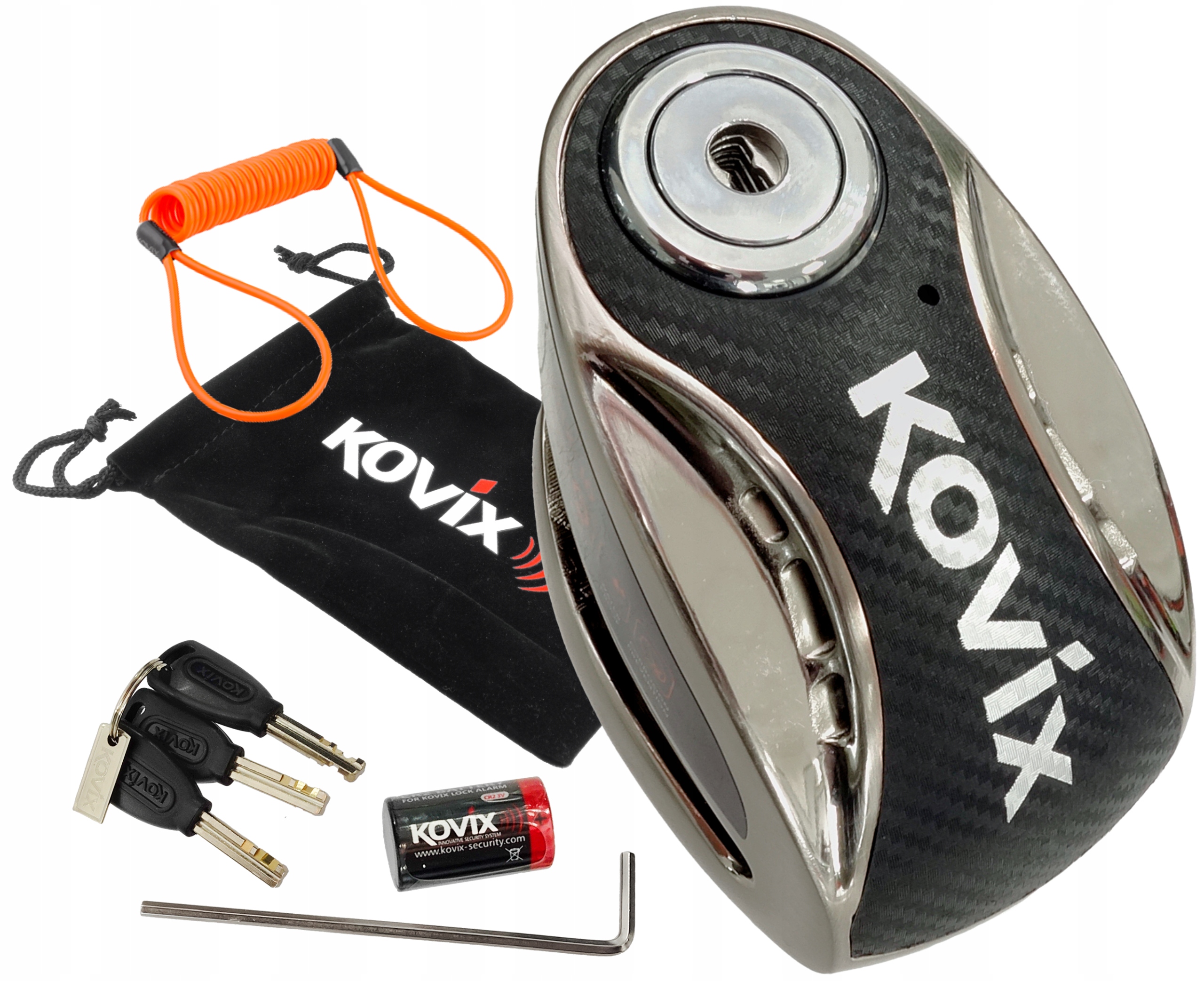 BLOKADA TARCZY HAMULCOWEJ Z ALARMEM KOVIX GRATISY Manufacturer Kovix