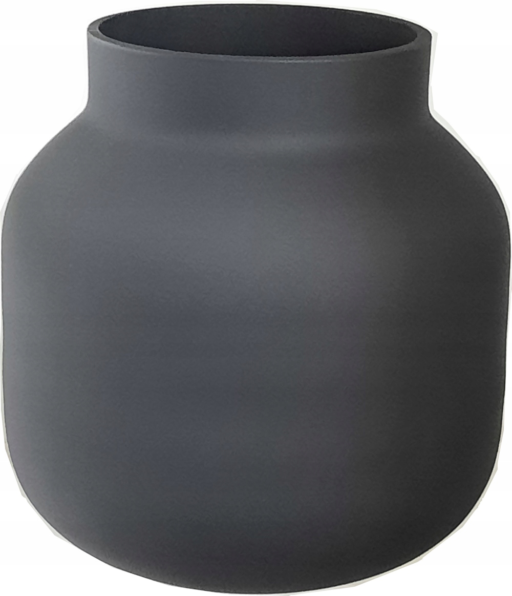 

Wazon szklany duży Czarny Mat grube szkło XXL