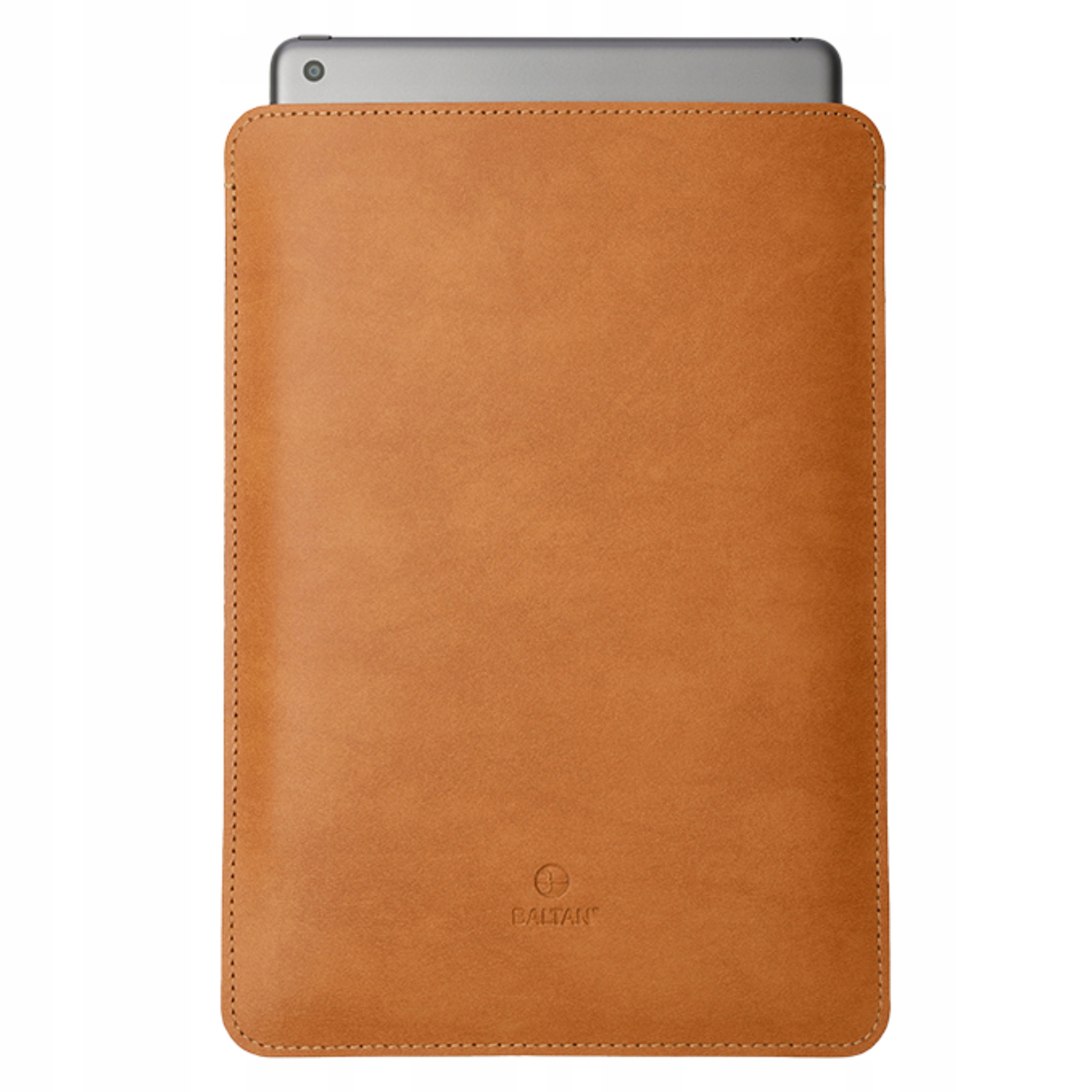Kožené pouzdro Baltan Slevve hnědé Pro iPad 10.2", klasické, minimalistické