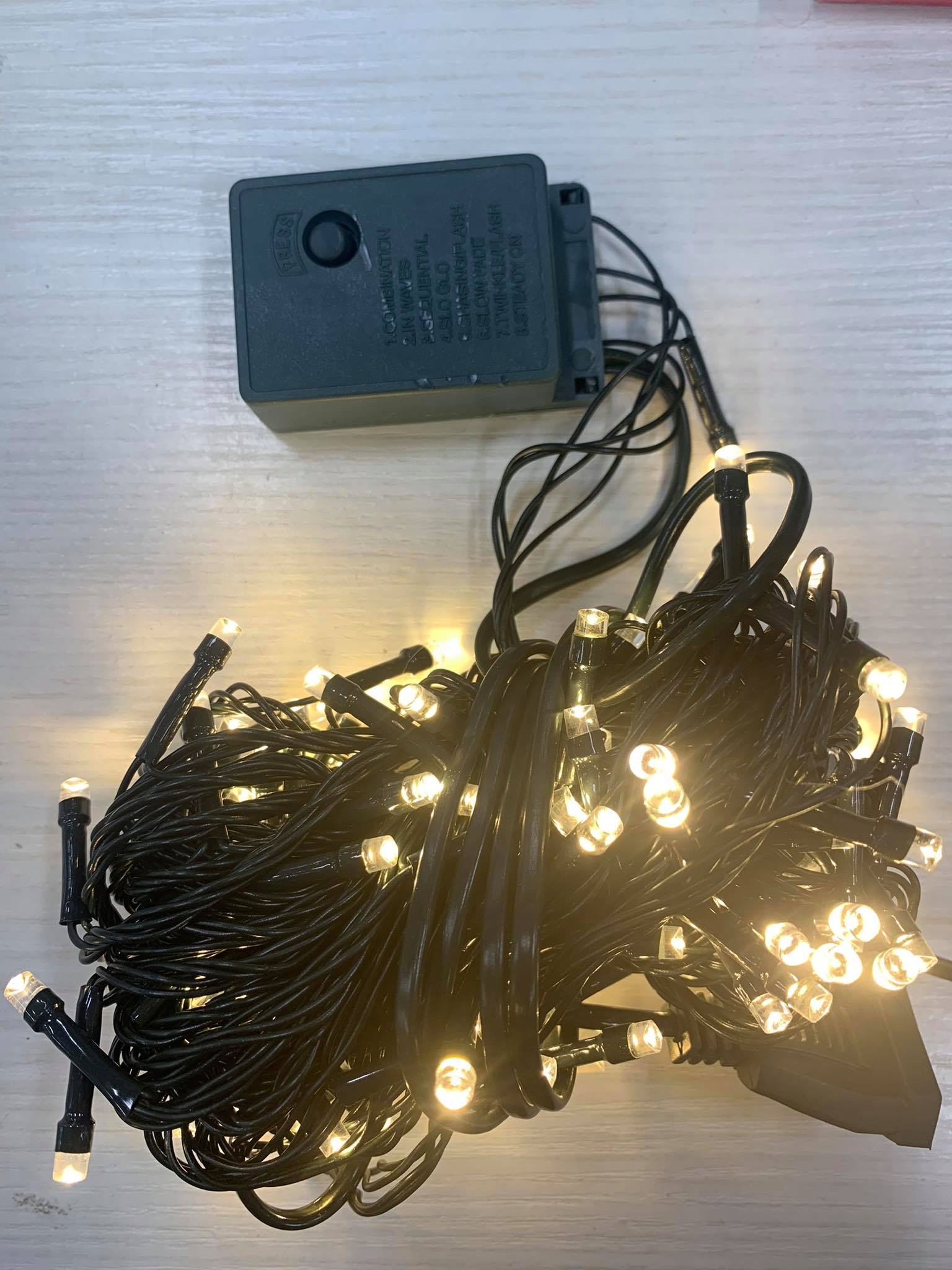 

Lampki Choinkowe Oświetlenie 100 Led Biały Ciepły