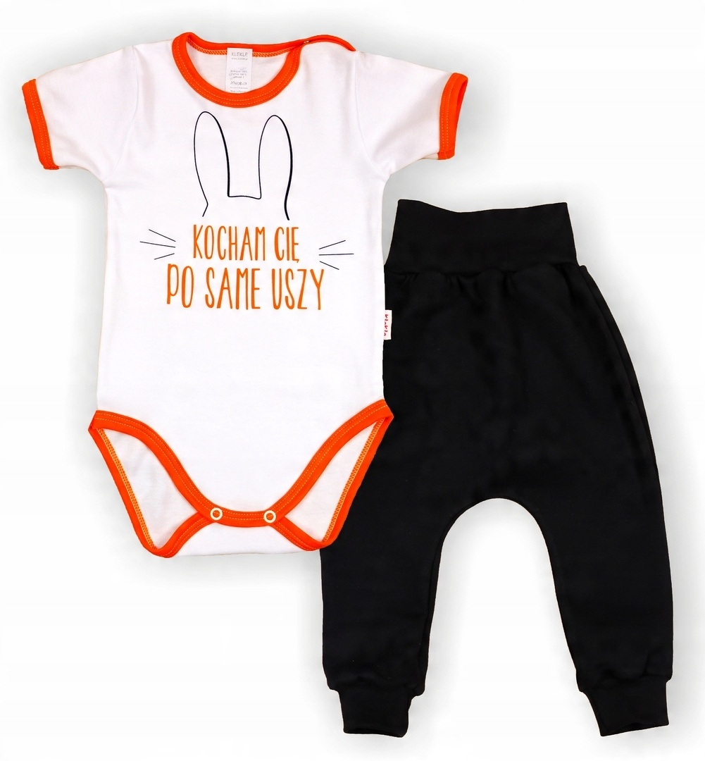 

Komplet Body KrótkiRĘKAW+Legginsy Różne 62 Klekle