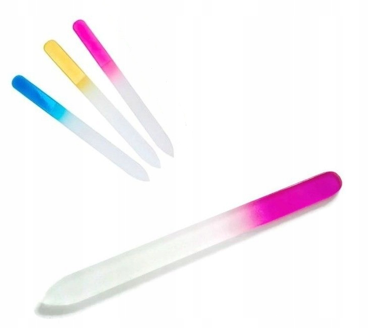 

Szklany pilniczek pilnik do paznokci manicure 14cm