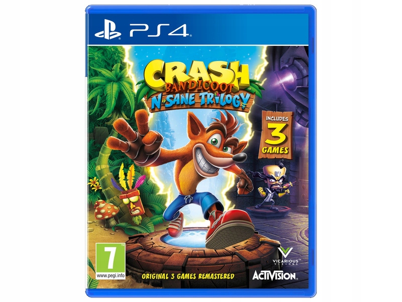 

Crash Bandicoot N.Sane Trilogy 2.0 Gra PS4 PS5