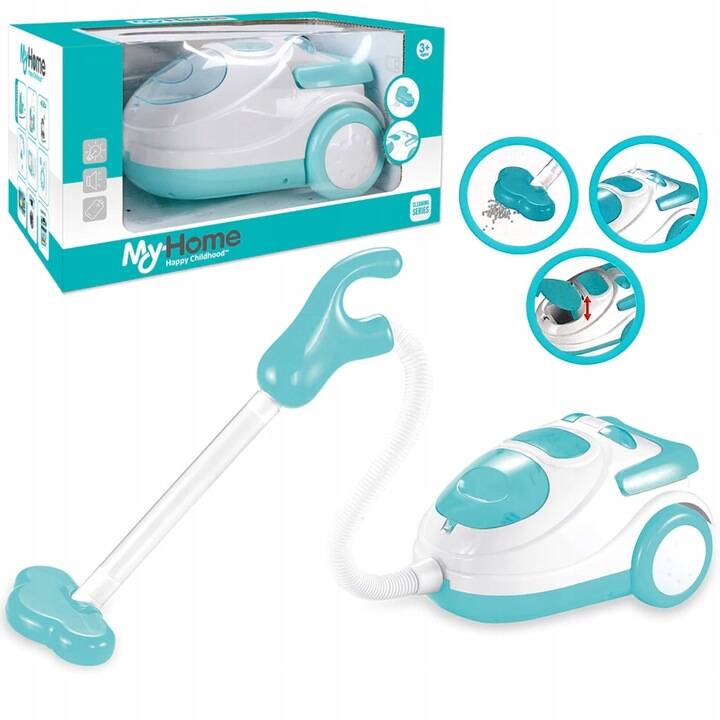 Duży Odkurzacz Dziecięcy Zabawkowy Zbiera Kulki Światło Dźwięk AGD Norimpex