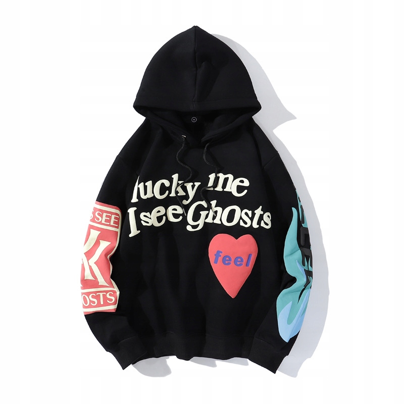 LUCKY ME AND VIDE GHOSTS SMILEY HOODIE