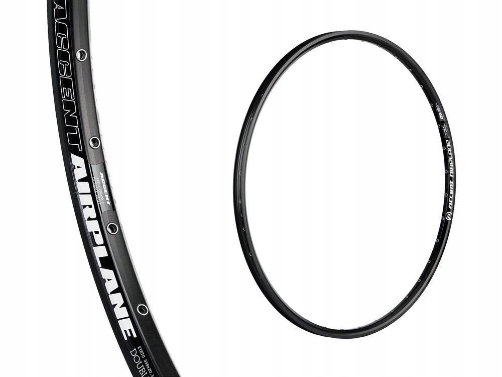 Obręcz felga rowerowa Accent Airplane 29" 36 otworów czarna