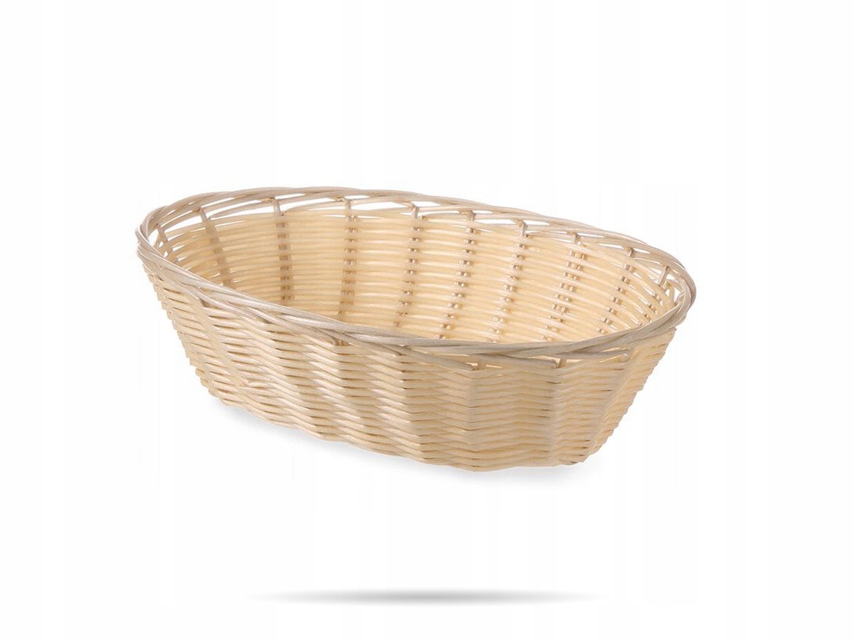 

Koszyk z polirattanu owalny 22x14x5,5(H) cm Hendi