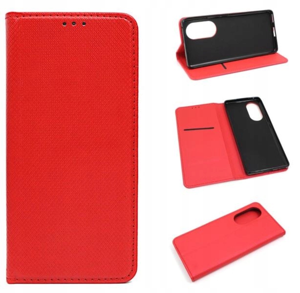 

Etui Smart Magnet Pokrowiec do Huawei Nova 9 czerw