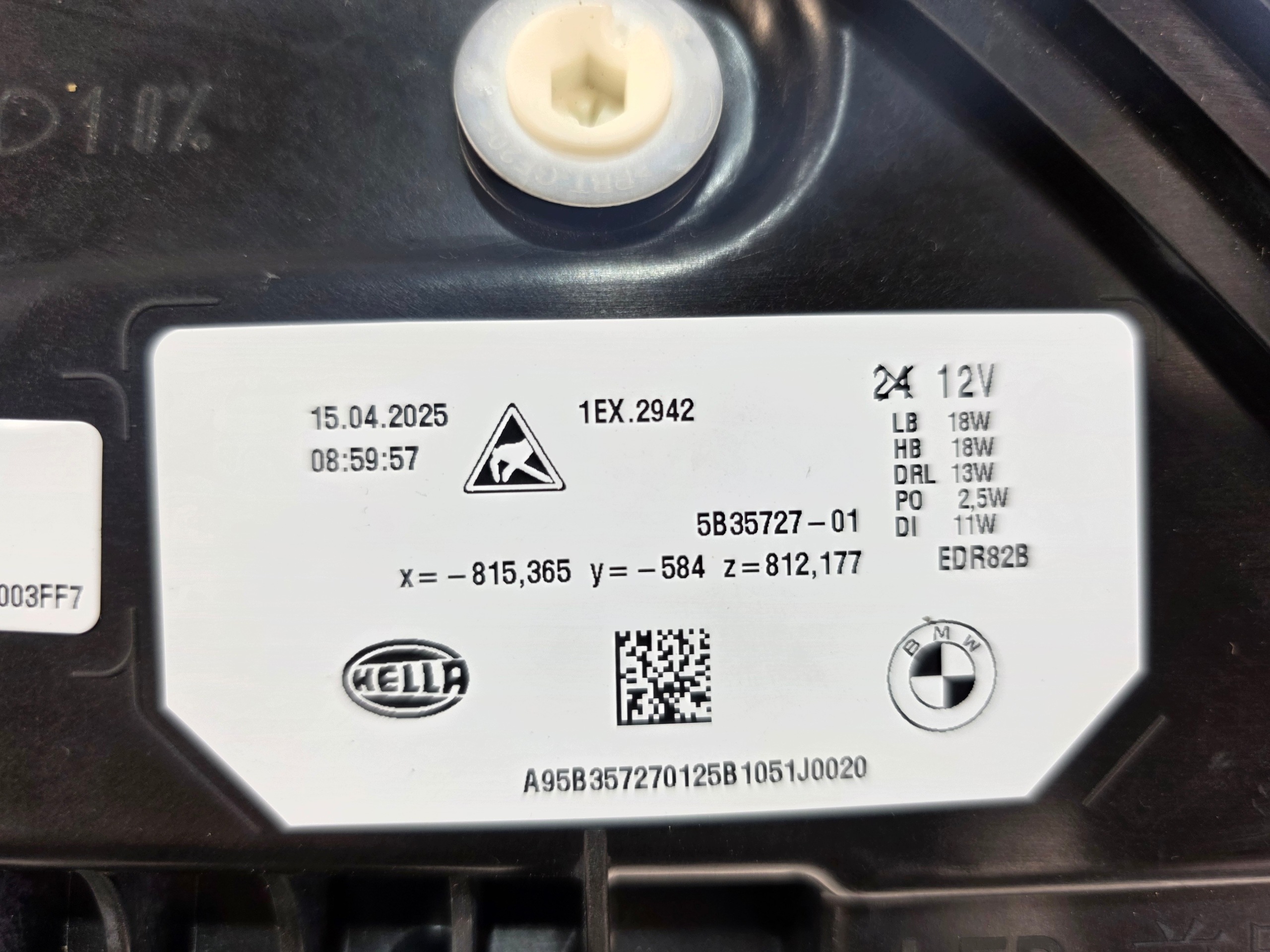 lights front FULL LED BMW X1 U12 5B35727 5B35728