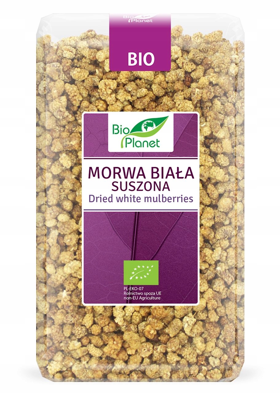 Morwa biała suszona Bio 1kg Bio Planet